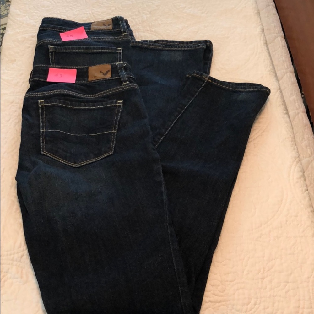 American Eagle Shinny jeans size 4